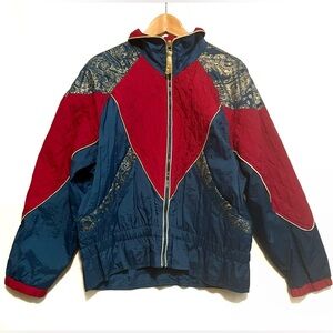 Vintage Women 80s 90s East West Nylon Zip Jacket Windbreaker Size Medium